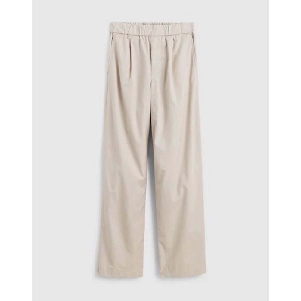 Madewell‎ mens  pleated poplin pull on ant NWT